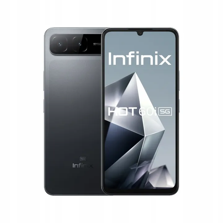 Smartfon Infinix HOT 60i&nbsp;5G 4/128GB  6,75" 120Hz 50Mpix Czarny