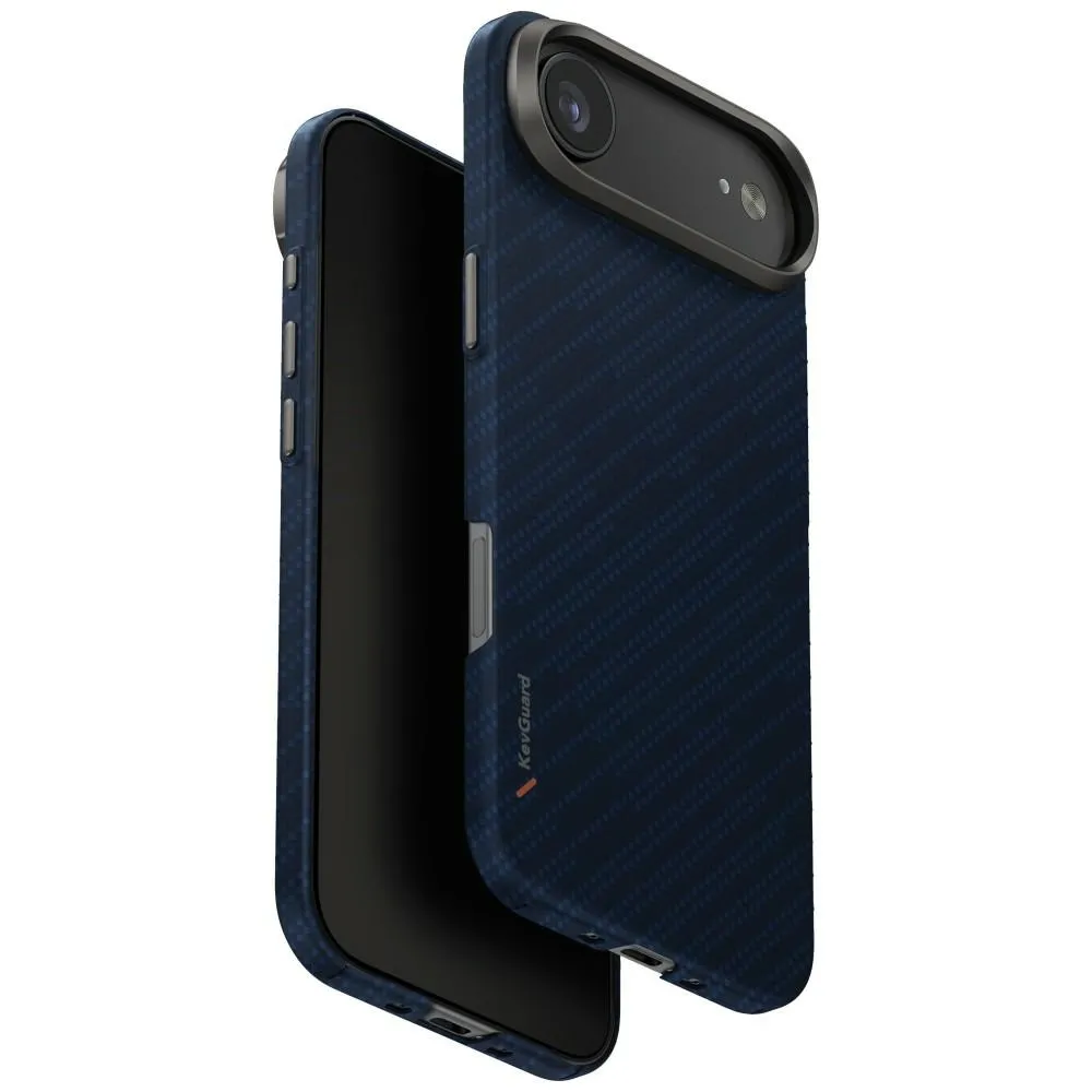 Etui UNIQ Keva EDGE do iPhone Air Magclick Charging Niebieski