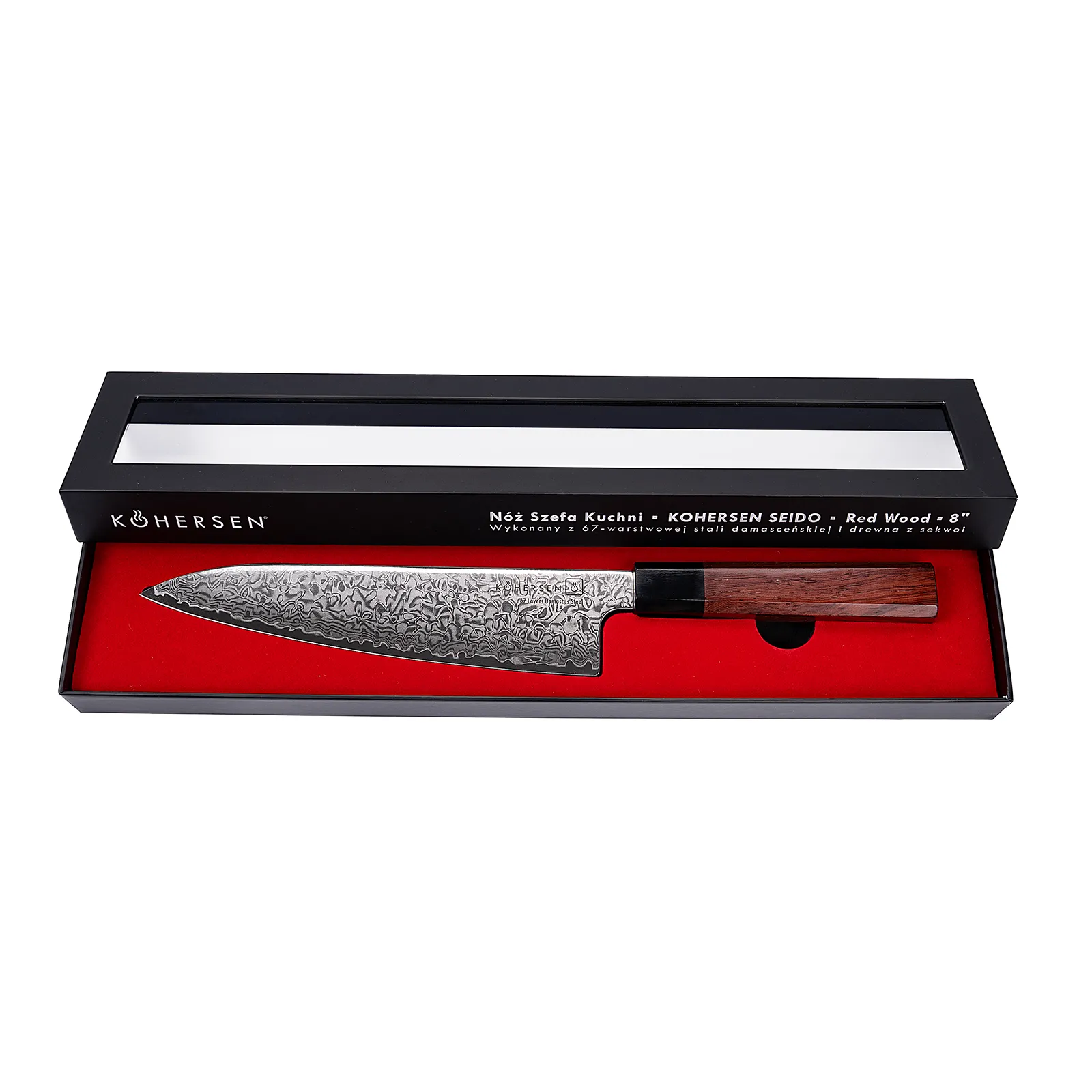 Nóż Kohersen Seido Red Wood 20,3cm