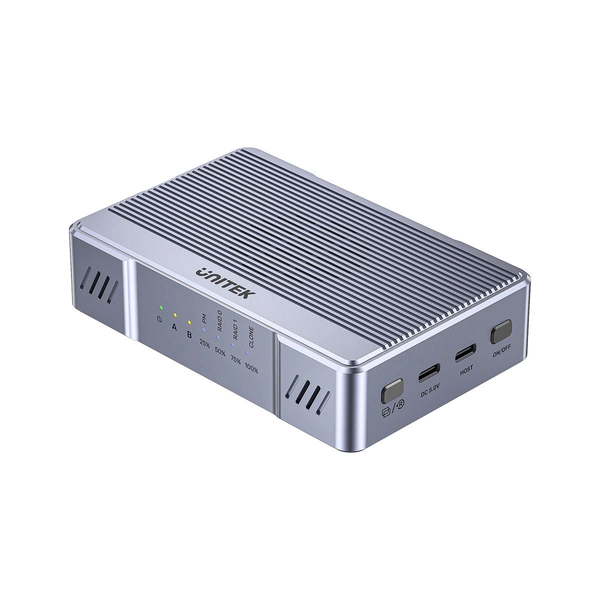 Obudowa Unitek S1247AGY01 Srebrny