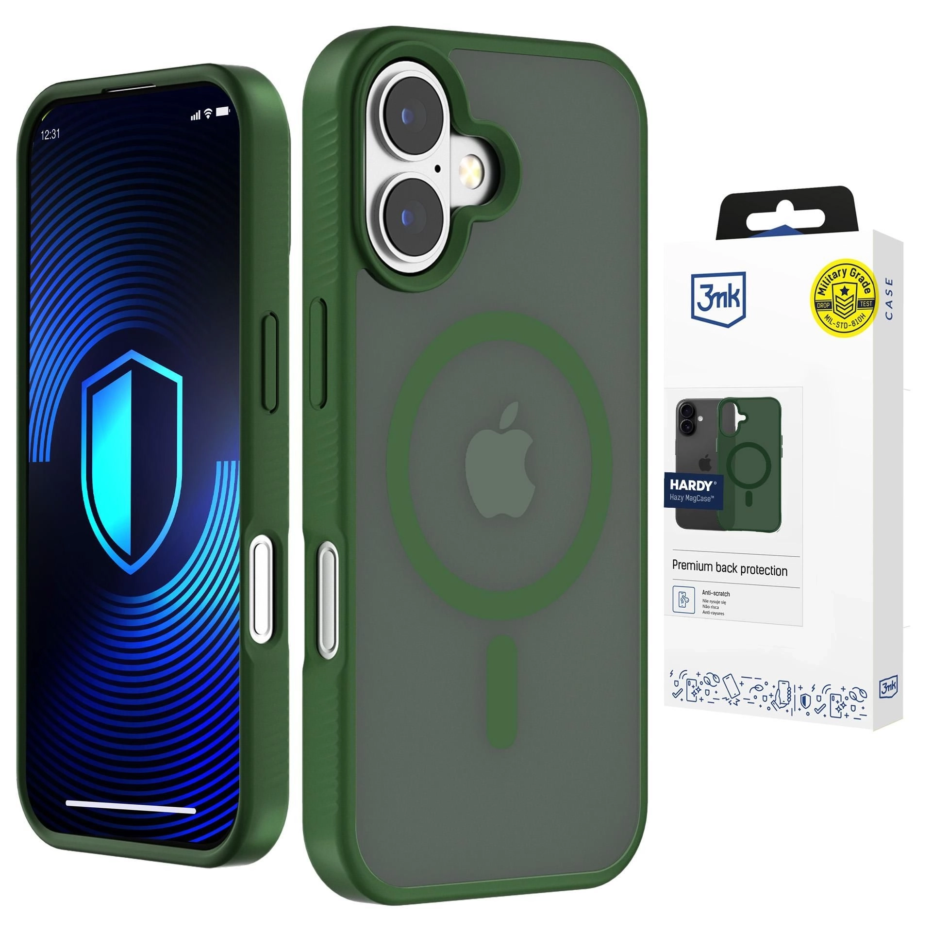 Etui 3mk Hardy MagCase do iPhone 17 Zielony