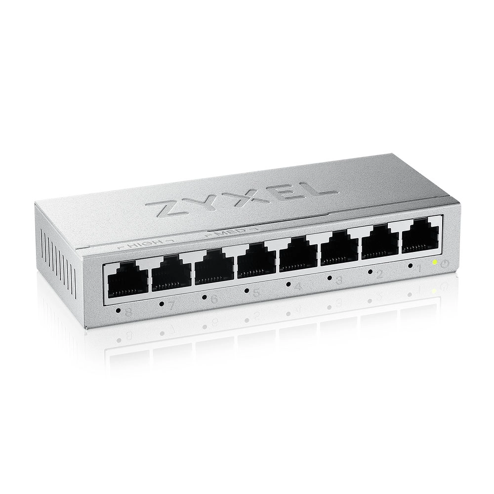 Switch ZyXEL GS-108BV5-EU0101F Srebrny