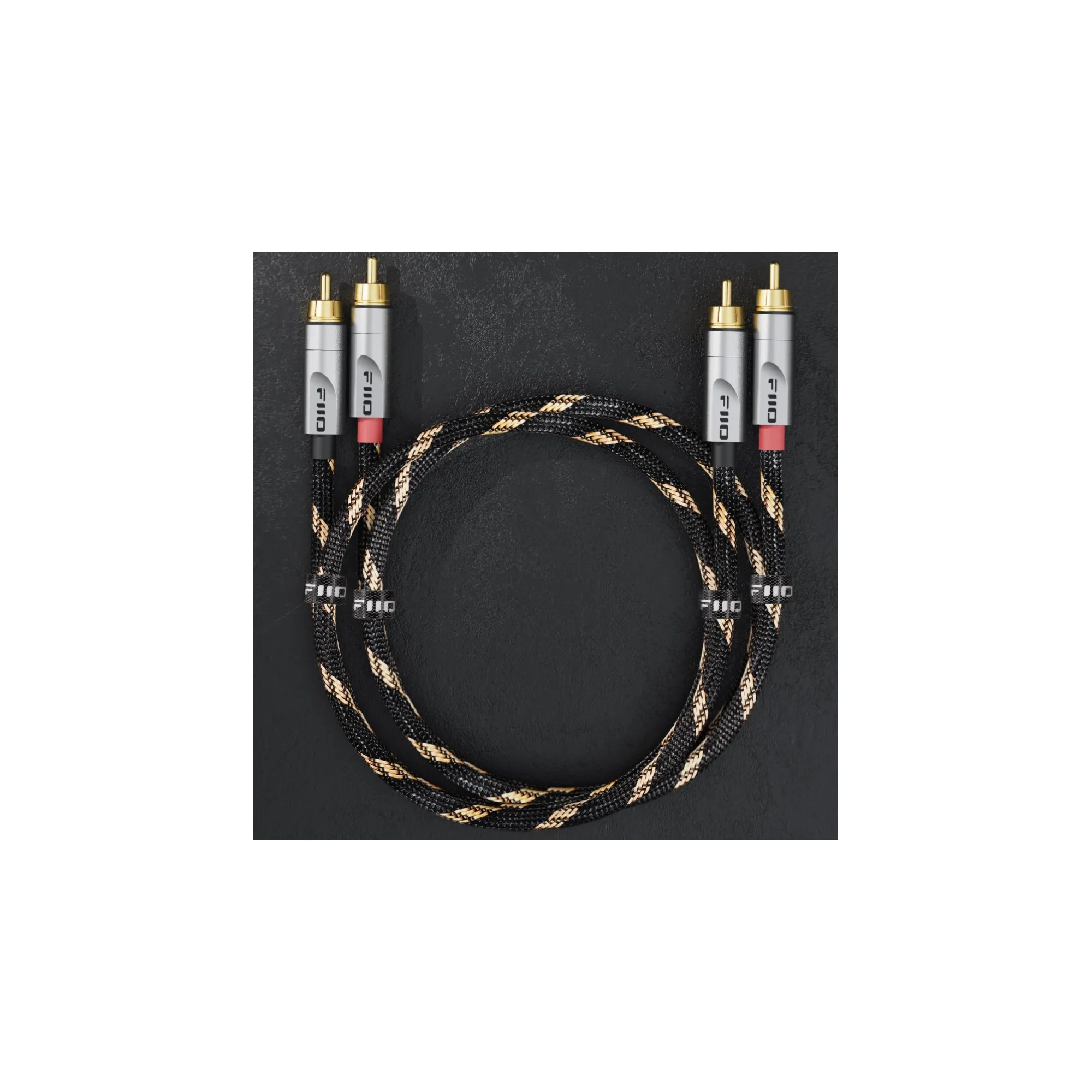 Kabel audio FiiO LR-RCA4S 2x RCA 0,2m