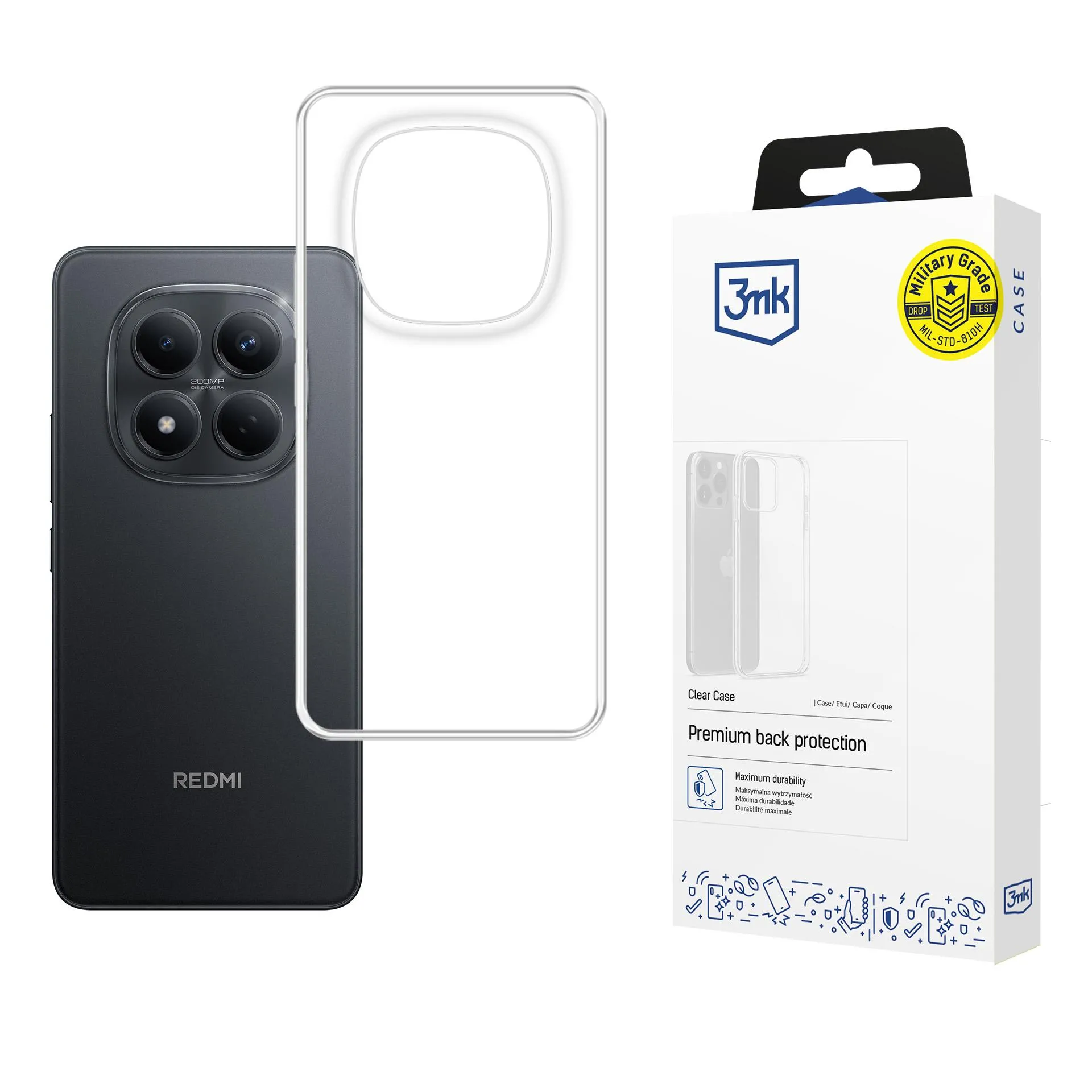 Etui 3mk Clear Case do Redmi Note 15 Pro 5G