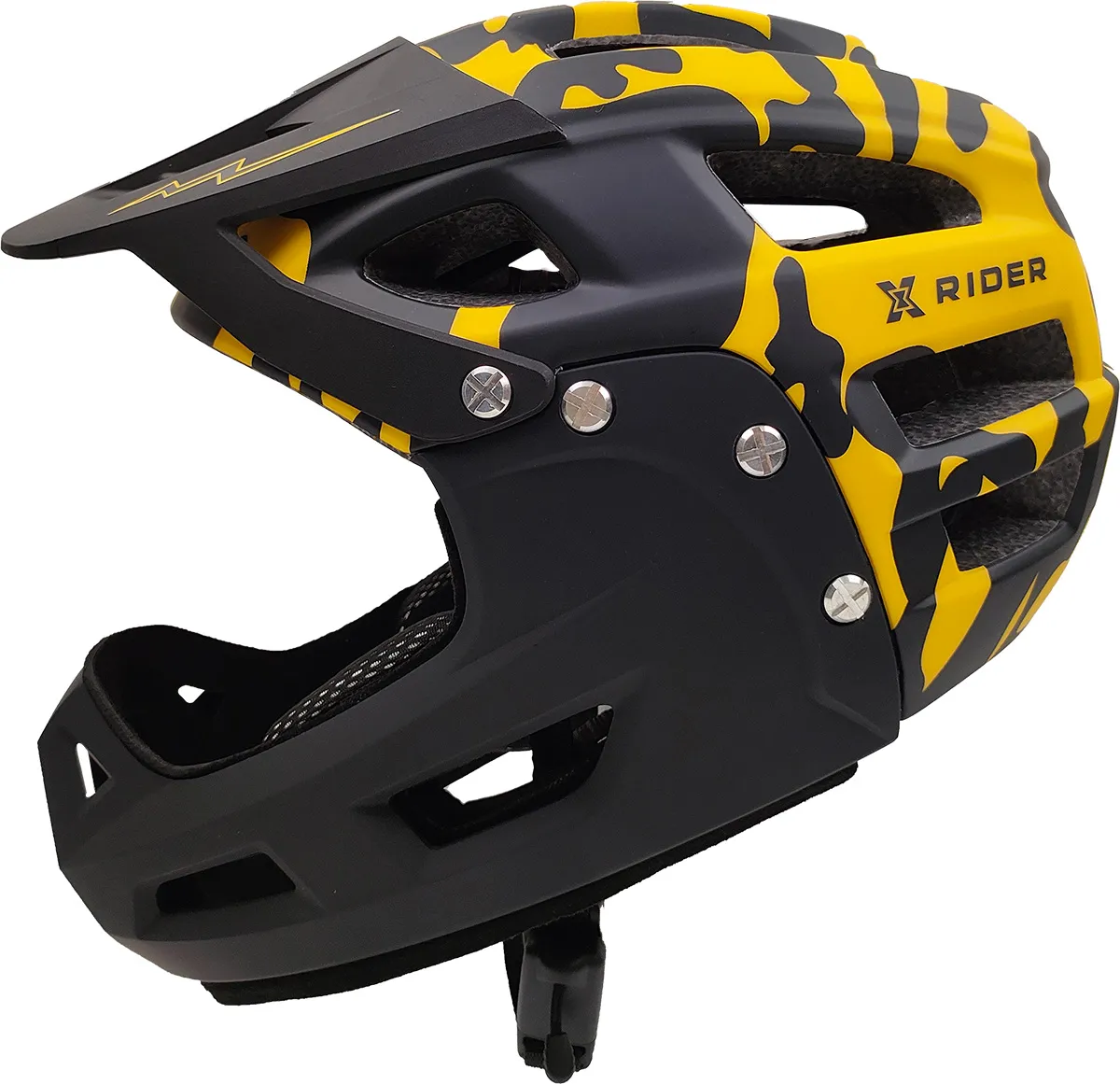 Kask XRIDER XRFH003M M Czarno-żółty