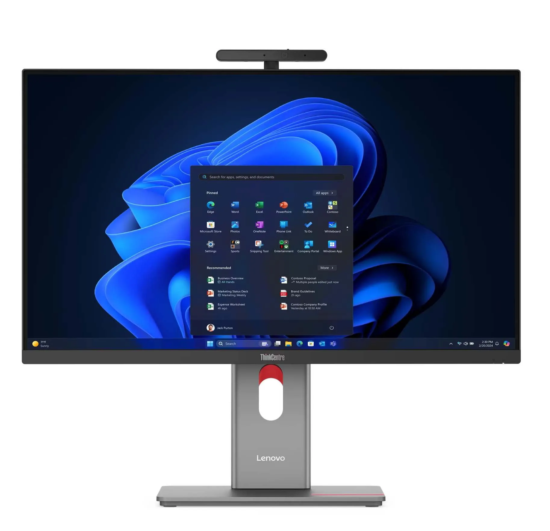 Komputer Lenovo ThinkCentre M90a Pro Gen 6 Core Ultra 5 235 27" 16GB RAM 512GB Dysk SSD Win11 Pro Czarny