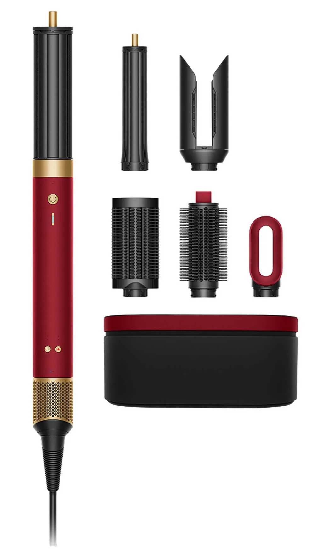 Suszarko-lokówka Dyson Airwrap Co‑anda2x Straight+Wavy 176955-01 1700W Jonizacja Zimny nawiew 4 poziomy temperatury