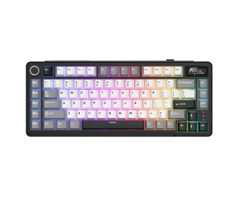 Klawiatura mechaniczna Royal Kludge RK-L75 BG Tactile Beige Switch Czarno-Szary