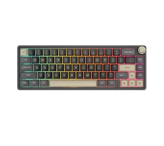 Klawiatura mechaniczna Royal Kludge RK-R65 Phantom Brown Switch Czarno-Szary