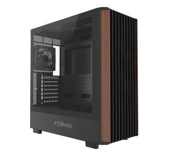 Obudowa Gembird Fornax Wood Czarno-brązowy