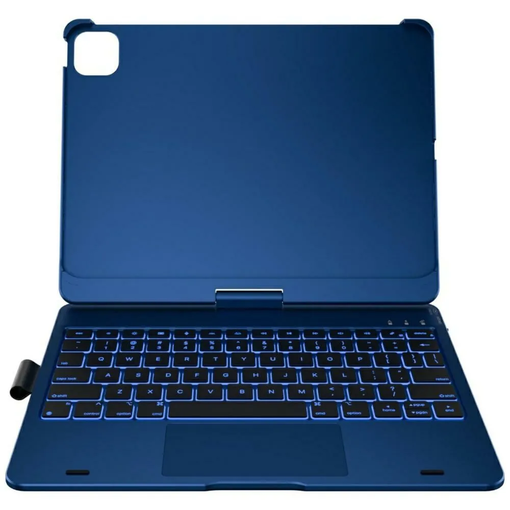 Etui na tablet Typecase Flexbook Touch z klawiaturą do iPad Air 11" M2 2024/M3 2025/M4 2026 Błękitny pacyfik