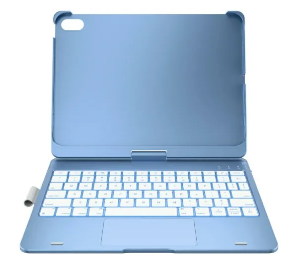 Typecase Flexbook Touch z klawiaturą do iPad 11" (A16) 2025 / iPad 10.9" 2022 Jasno niebieski