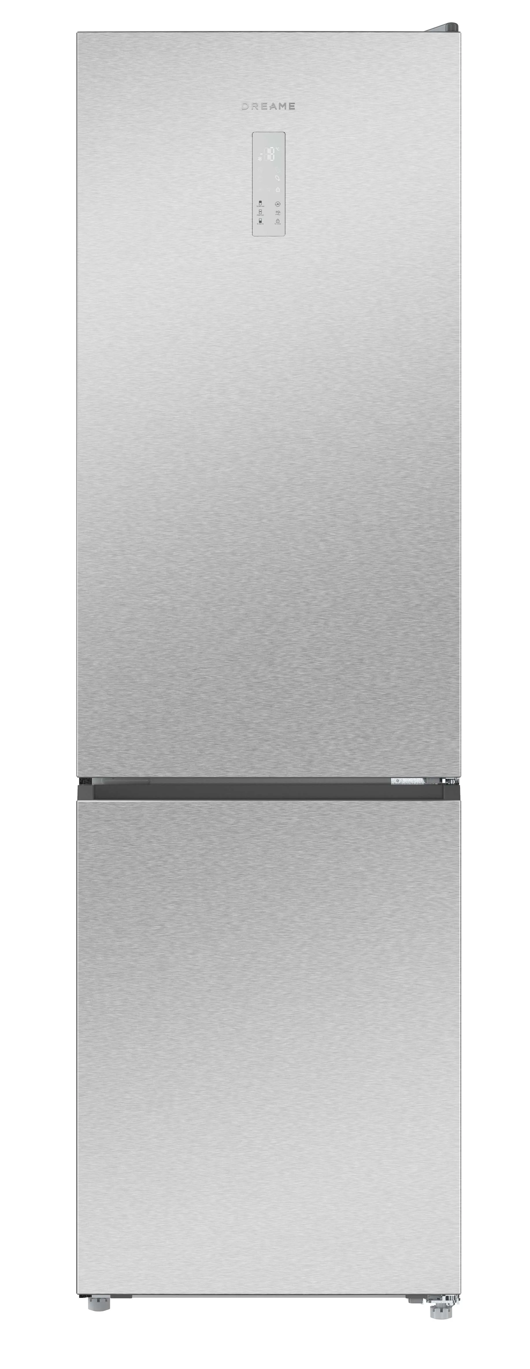 Lodówka Dreame DRB450WMBDEU  Pełny No Frost 201cm Komora świeżości Stalowy