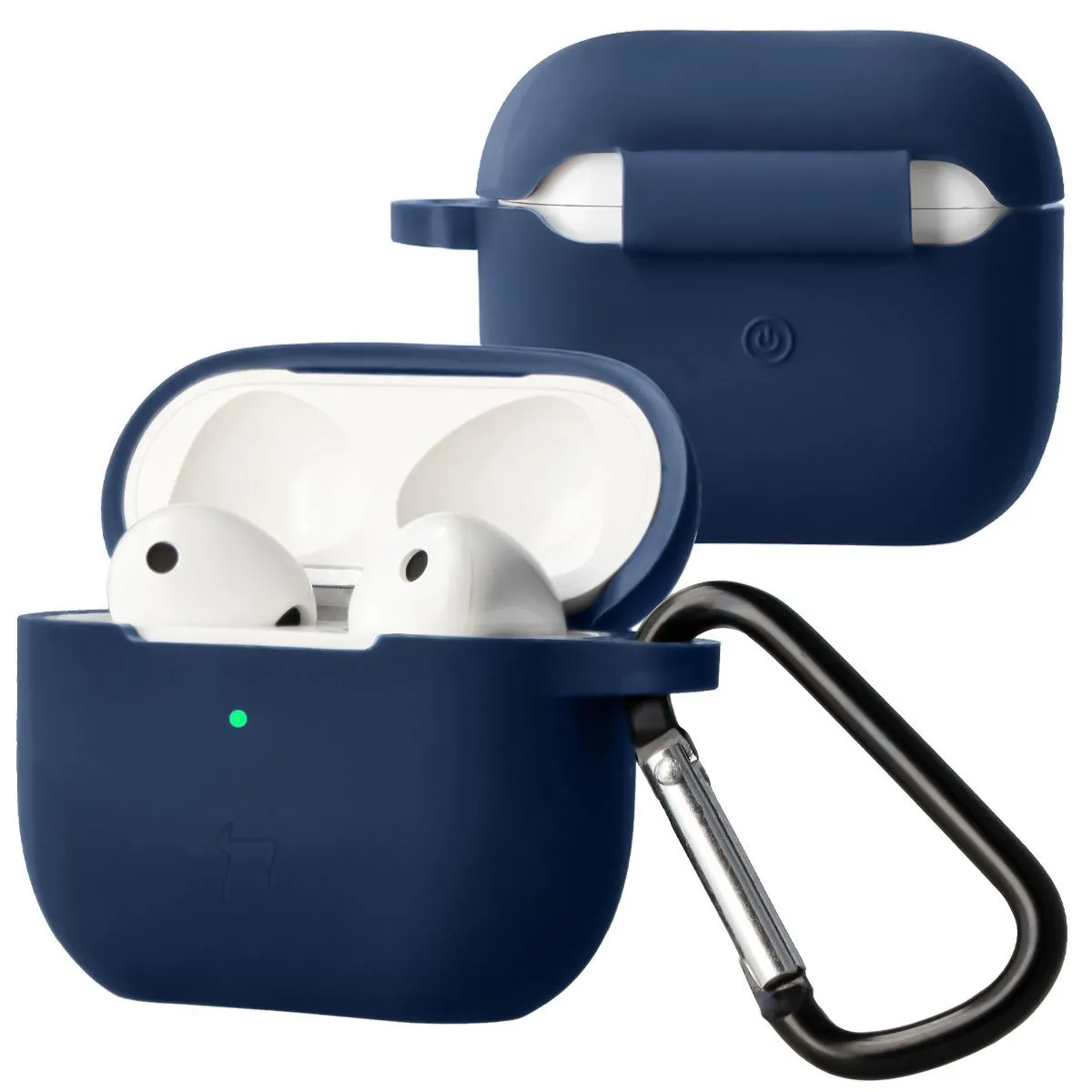 Etui na słuchawki Bizon Case Headphone Silicone do Airpods 4 Granatowy