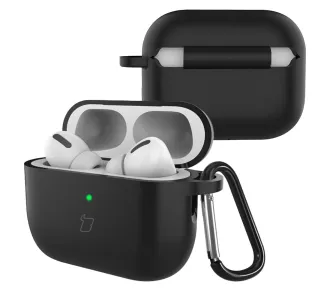 Etui na słuchawki Bizon Case Headphone Silicone do AirPods Pro 3 Czarny