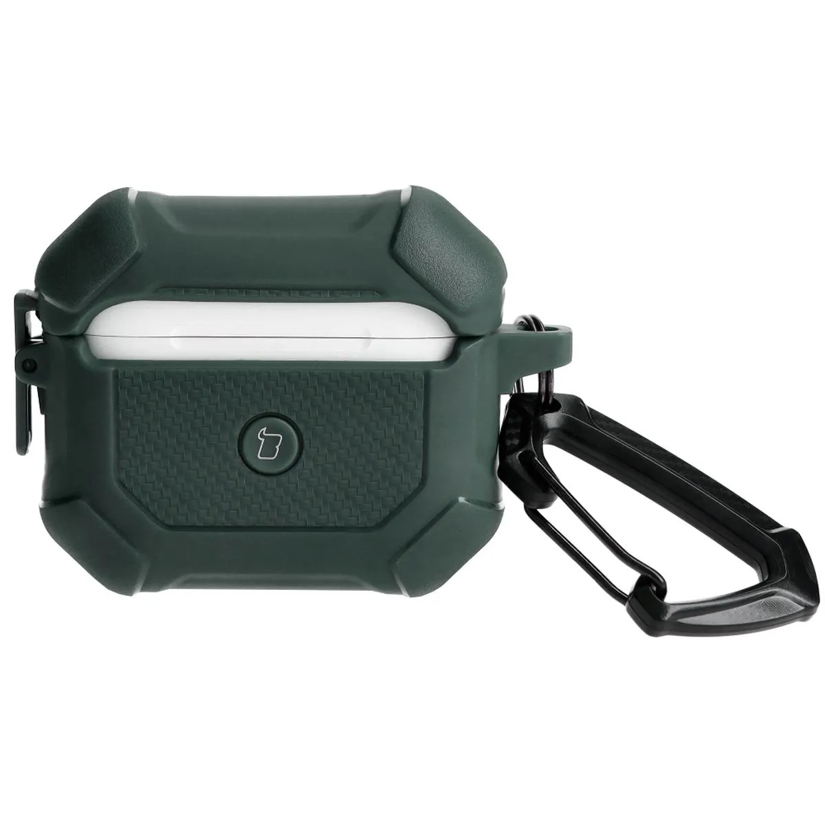 Etui na słuchawki Bizon Case Headphone Armor do AirPods 3 Ciemnozielony