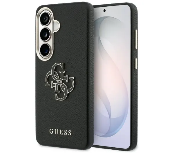 Etui GUESS Grained Big 4G Metal Logo do Samsung Galaxy S26 Czarny