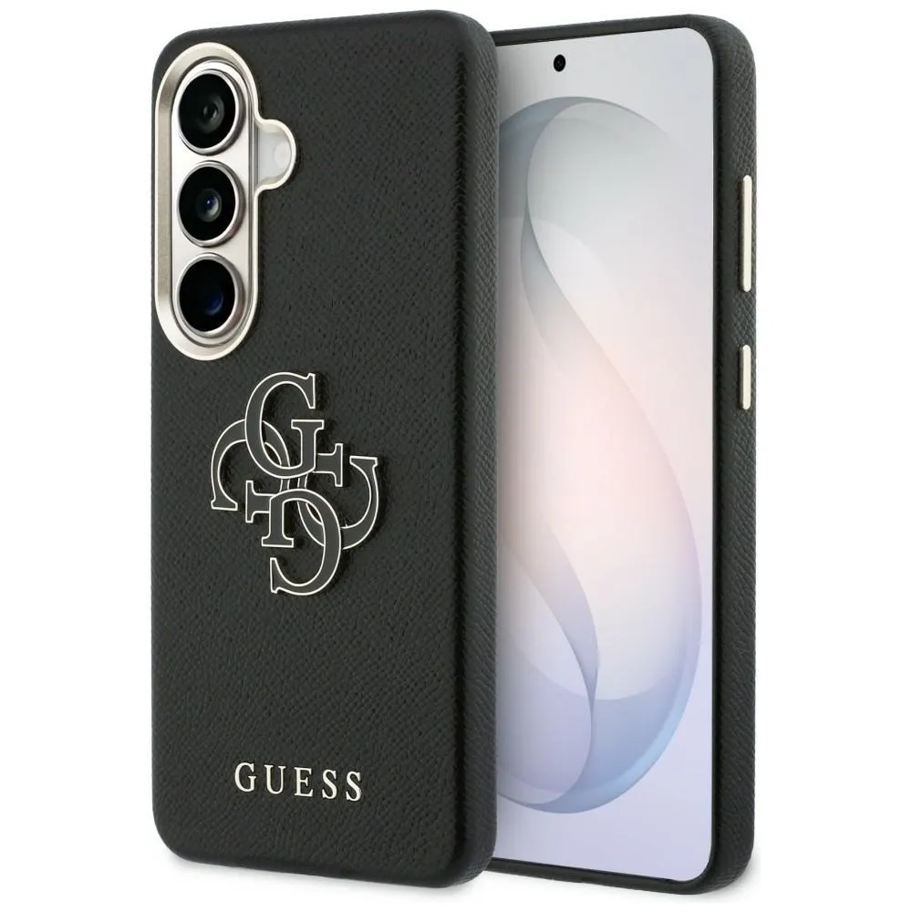 Etui Guess Grained Big 4G Metal Logo do Galaxy S26 Czarny