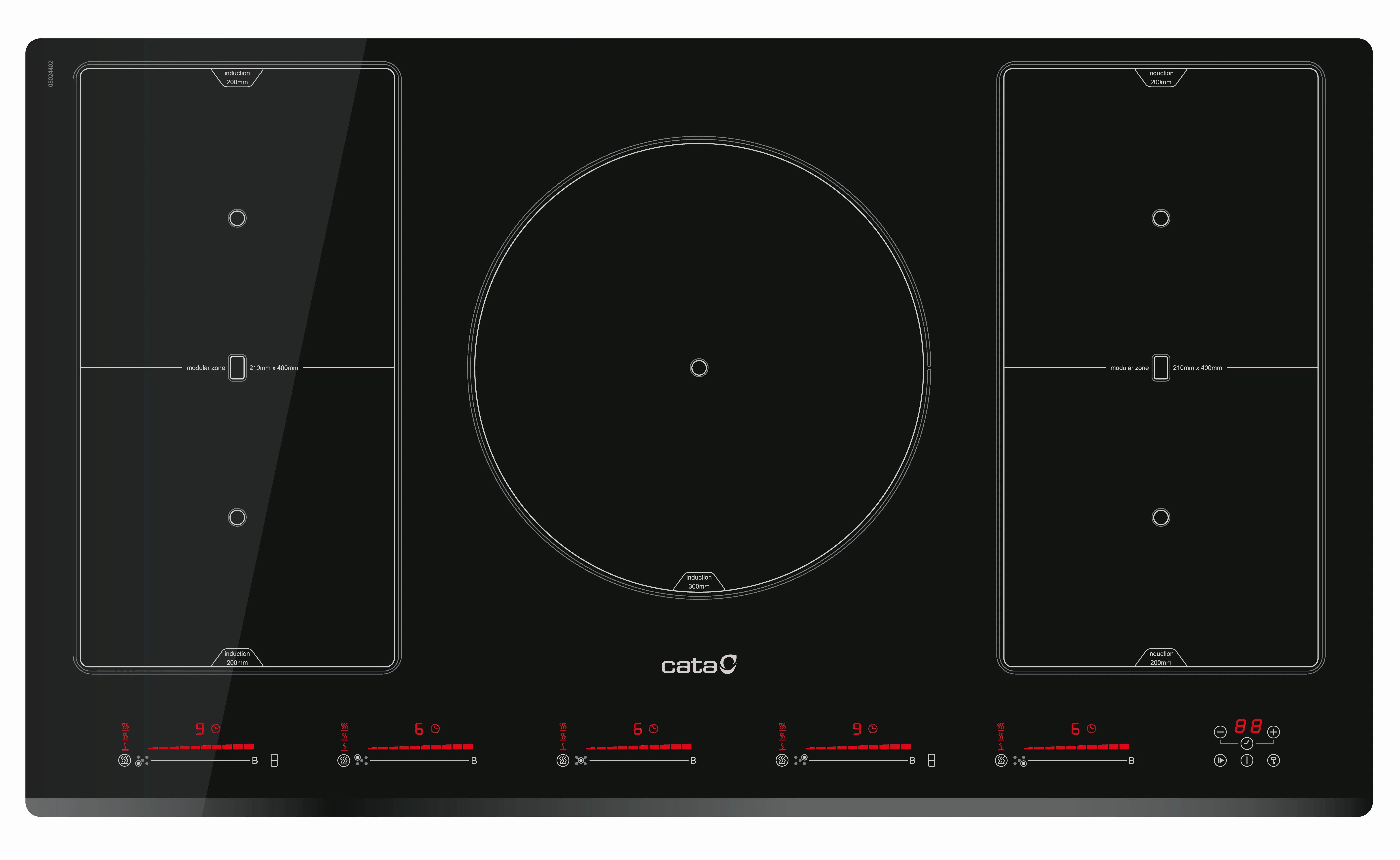 Płyta indukcyjna Cata 9012 BK /A  90cm