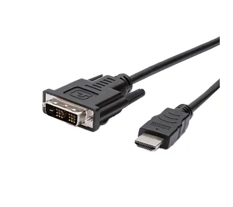 Kabel DVI-HDMI Vivanco 47056 HDMI - DVI-D 2m Czarny