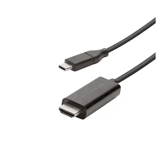 Kabel audio-video Vivanco VVITTYCHDMI4K15MMK USB-C - HDMI 1,5m Czarny