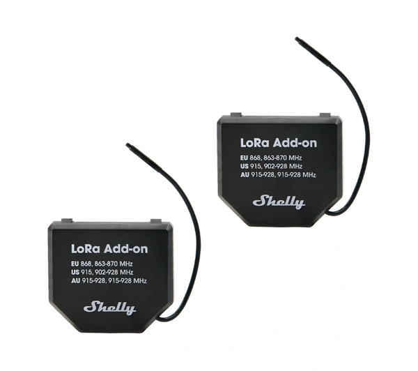 Shelly Zestaw 2 Przekaźników EU868 dla gen.3/4 LoRa