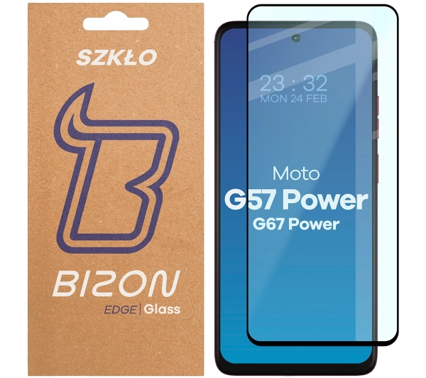 Bizon z ramką Glass Edge 2 do Motorola Moto G57 Power / G67 Power