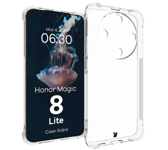 Etui Bizon Salpa do Honor Magic8 Lite Przezroczysty