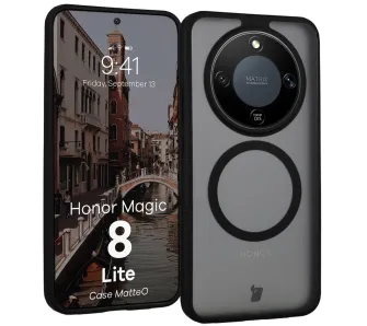 Etui Bizon MatteO do Honor Magic8 Lite Czarny