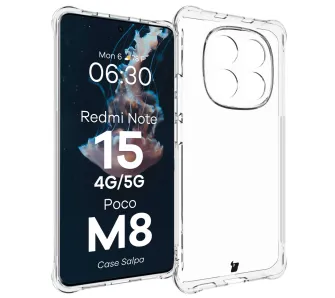 Etui Bizon Salpa do Xiaomi Redmi Note 15 / POCO M8 5G Przezroczysty