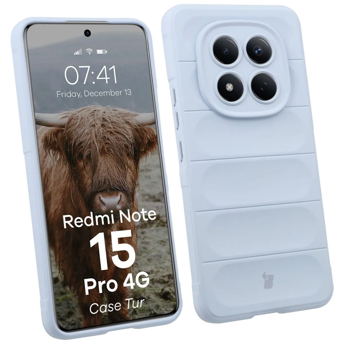 Etui Bizon Tur do Xiaomi Redmi Note 15 Pro 4G Jasnoniebieski