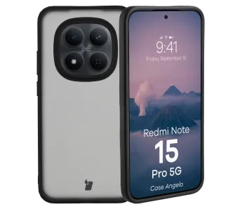 Etui Bizon Angelo do Xiaomi Redmi Note 15 Pro 5G Czarny