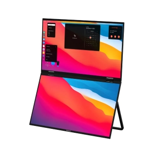 Monitor Zeuslap Z15W 2x 15,6" Full HD IPS 60Hz 25ms Przenośny