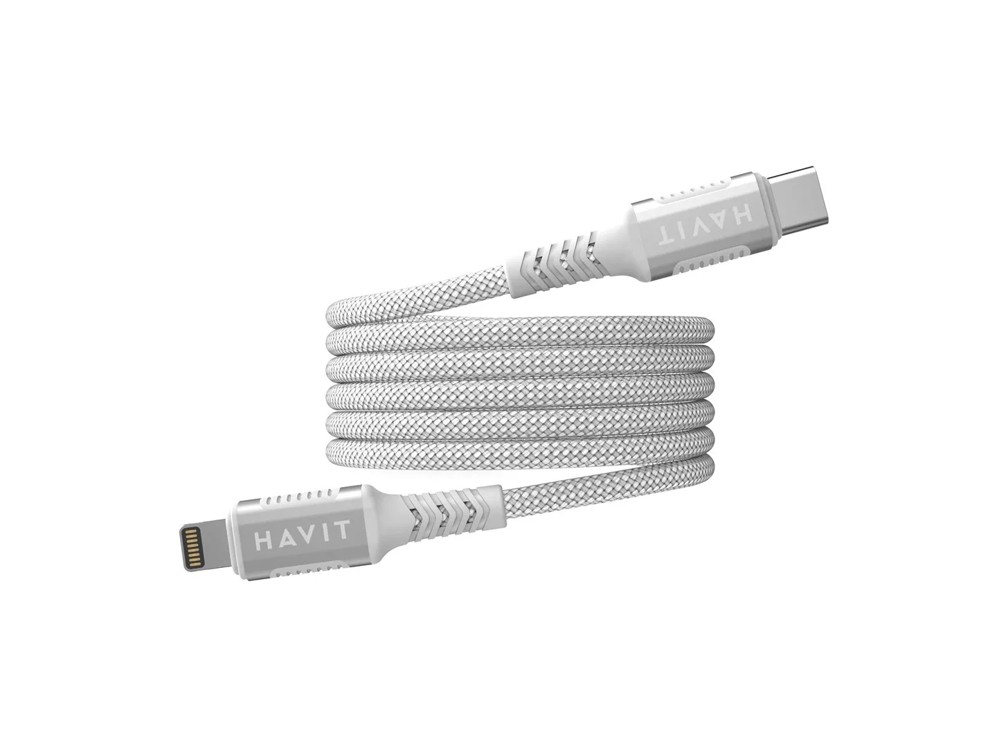 Kabel Havit CB6298 USB-C do Lightning 60W 1m Biały