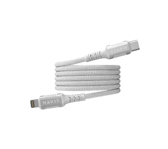 Kabel Havit CB6298 USB-C do Lightning 60W 1m Biały