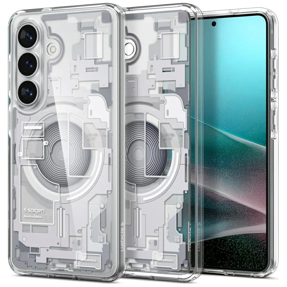 Etui Spigen Ultra Hybrid Mag MagSafe do Galaxy S26 Zero one white