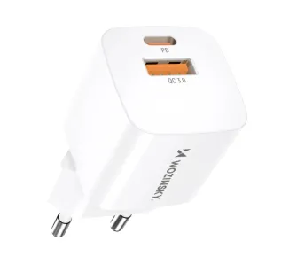 Ładowarka sieciowa Wozinsky CMWCW USB-C USB-A 20W Biały