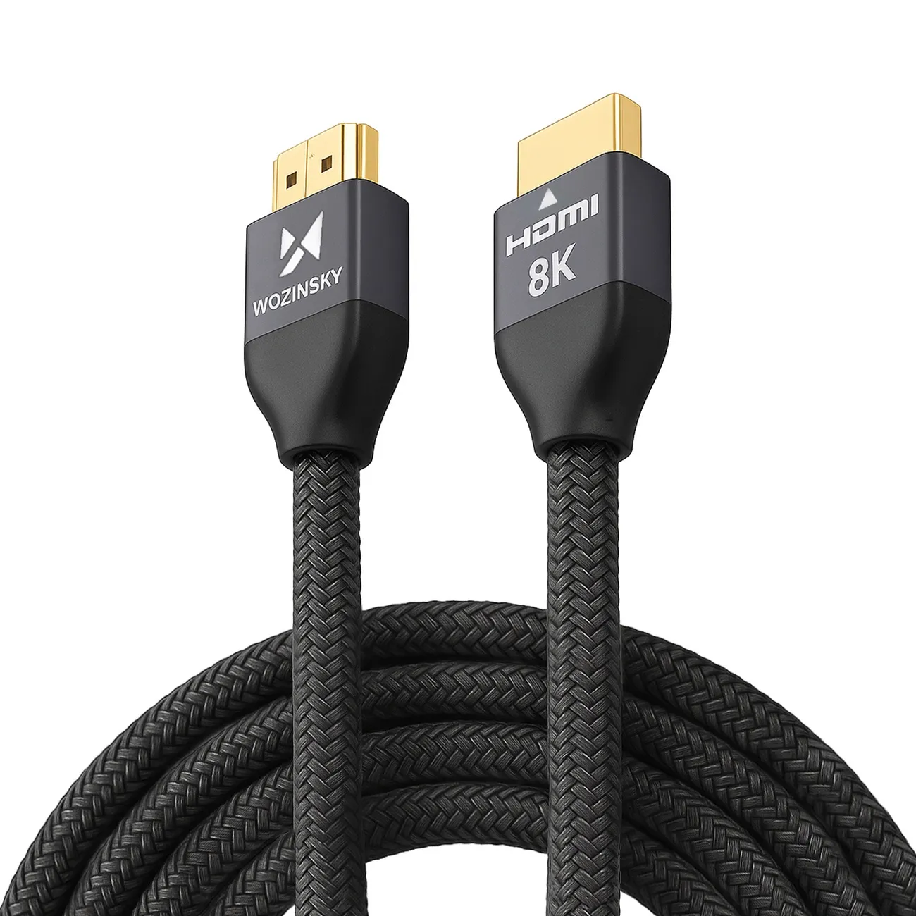 Kabel HDMI Wozinsky WHDMI-10 HDMI 2.1 8K 60Hz, 4K 120Hz 1m Srebrny