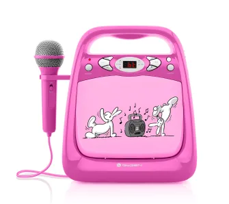 Radioodtwarzacz GoGEN BOBKARAOKEP Bluetooth Różowy