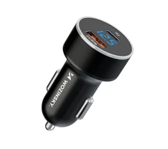 Ładowarka samochodowa Wozinsky WDCCAC USB-C USB-A 36W Czarny