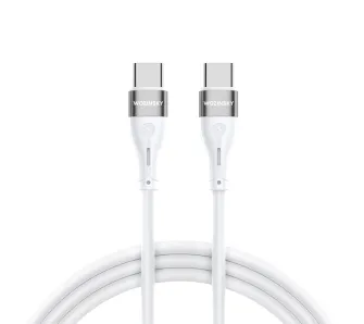 Kabel Wozinsky WSTCC2 PD 65W USB-C do USB-C 2m Biały