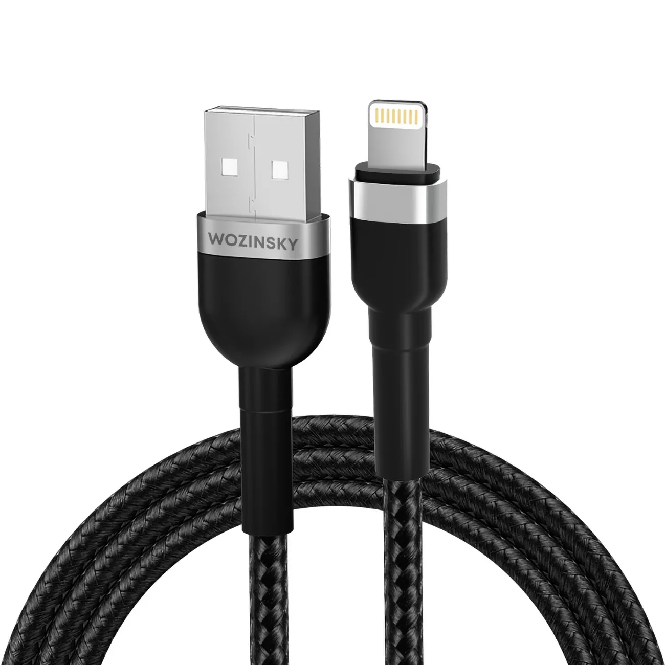 Kabel Wozinsky WNBAL1 2.4A Lightning do USB-A 1m Czarny