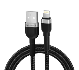 Kabel Wozinsky WNBAL1 2.4A Lightning do USB-A 1m Czarny