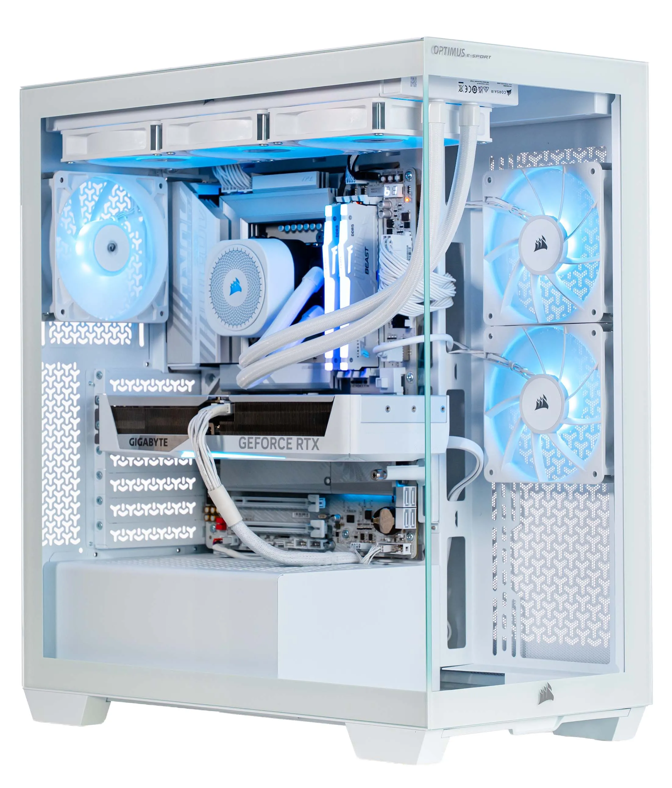 Komputer gamingowy Optimus E-Sport Extreme GZ890T-CR1 Core Ultra 7 265K 32GB RAM 2TB Dysk RTX5070 Win11