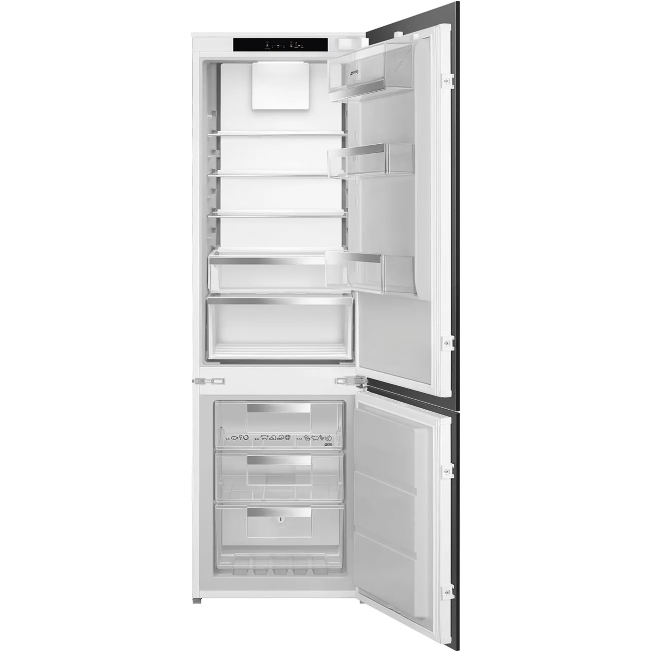Lodówka Smeg C9174TN1D Pełny No Frost 177,2cm Komora świeżości