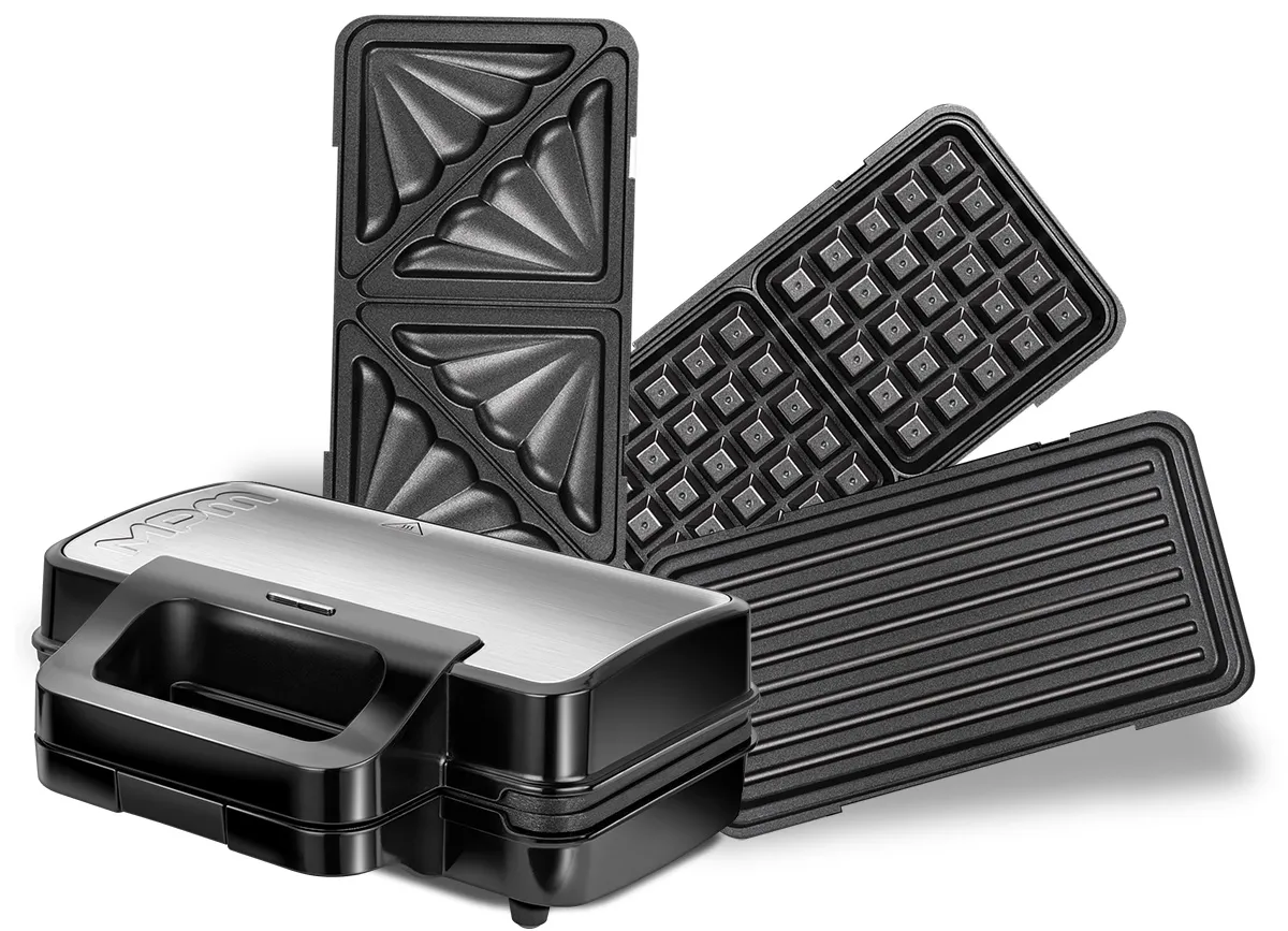 Opiekacz MPM MOP-43M Trójkąty Gofry Muszle 1000W