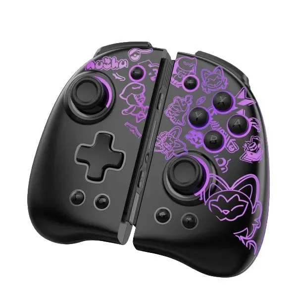 Kontroler FUNLAB Luminous Joy-Pad Scarlet & Violet do Nintendo Switch Bezprzewodowy