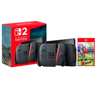 Konsola Nintendo Switch 2 Joy-Con Czarny + Mario Tennis Fever