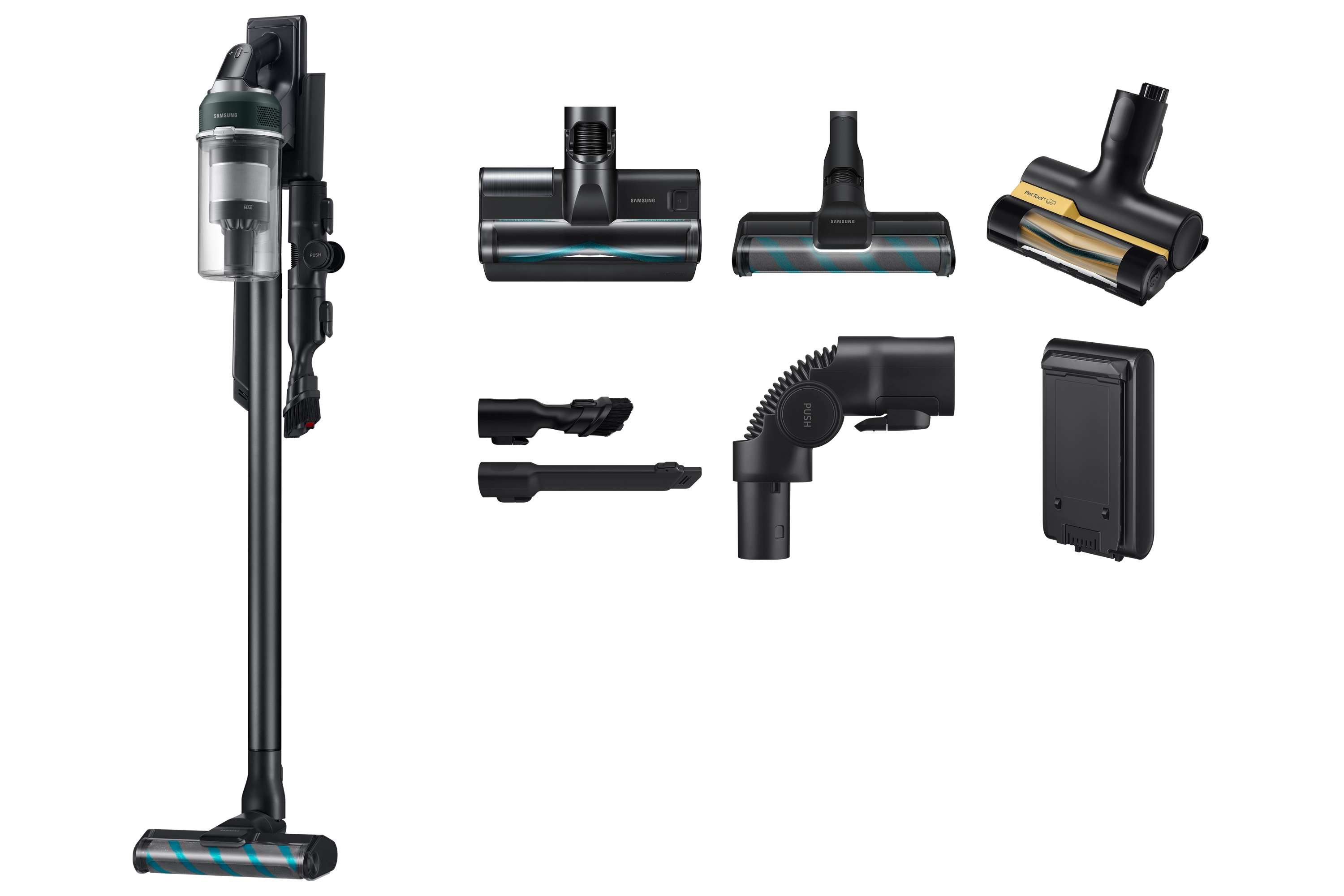Odkurzacz pionowy Samsung Jet 85S complete VS70H25WFT/GE 60min Wymienny akumulator Mini elektroszczotka