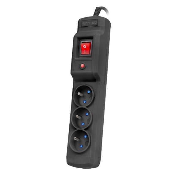 Listwa Armac MULTI M3 3 gniazda 3m Czarny